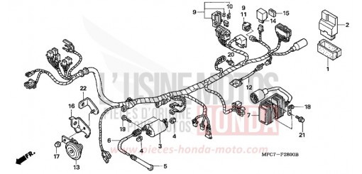 FAISCEAU DES FILS FMX6505 de 2005